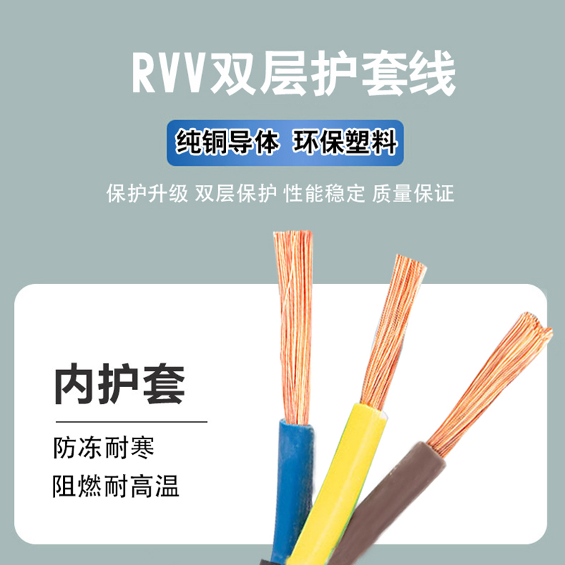 國(guó)標(biāo)單頭電源線